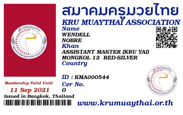 WENDELL NOBRE KMA card