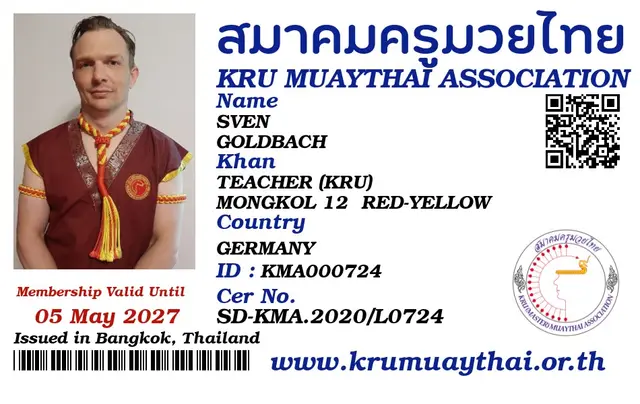 Sven Goldbach KMA card