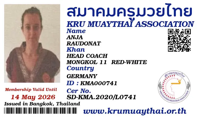 Anja Raudonat KMA card