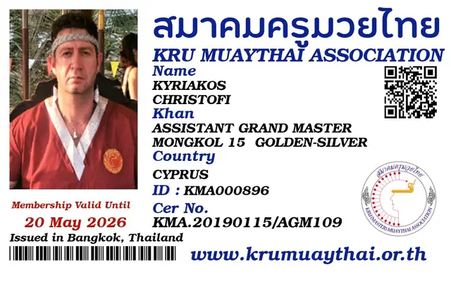 KYRIAKOS CHRISTOFI KMA card