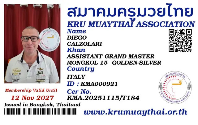DIEGO CALZOLARI KMA card
