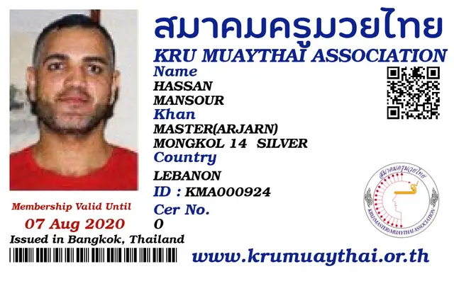 HASSAN MANSOUR KMA card