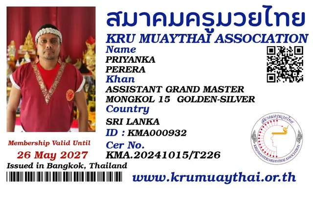 PRIYANKA PERERA KMA card