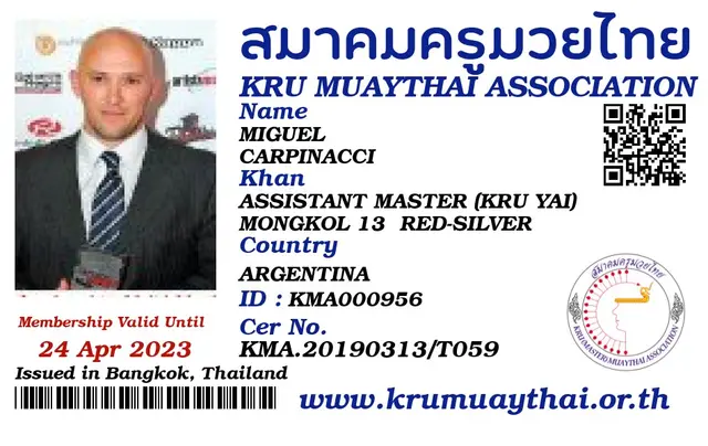 MIGUEL CARPINACCI KMA card