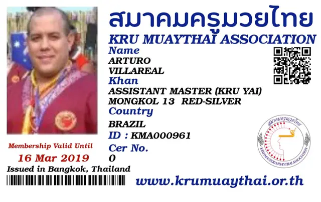ARTURO VILLAREAL KMA card