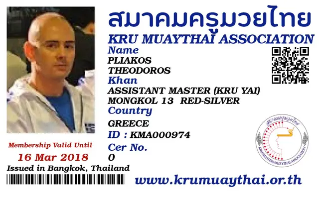 PLIAKOS THEODOROS KMA card