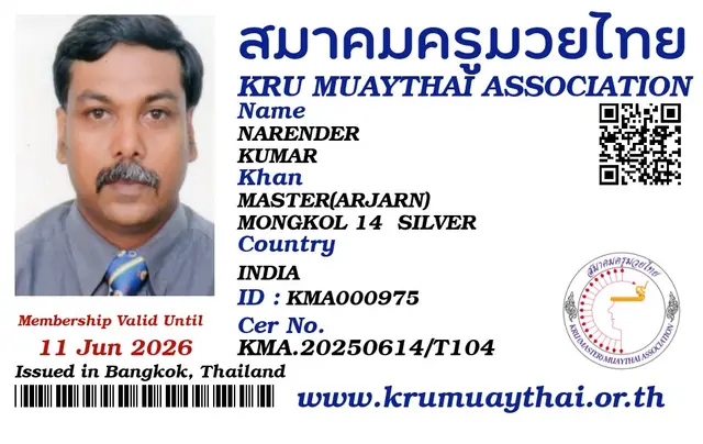 NARENDER KUMAR KMA card