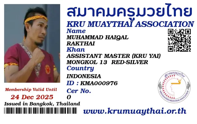 MUHAMMAD HAIQAL RAKTHAI KMA card