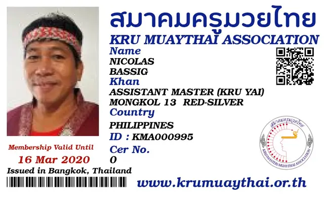 NICOLAS BASSIG KMA card