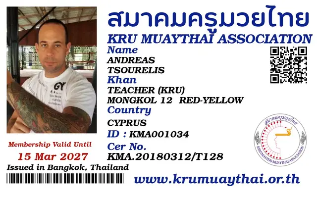 ANDREAS TSOURELIS KMA card