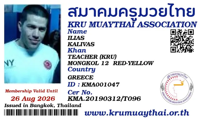 ILIAS KALIVAS KMA card