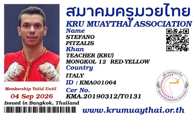 STEFANO PITZALIS KMA card