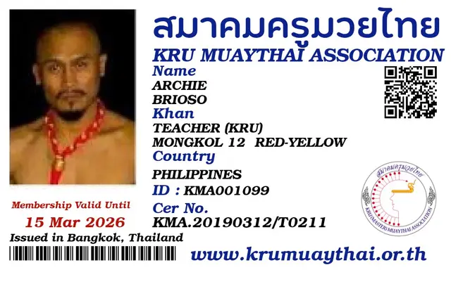 ARCHIE BRIOSO KMA card