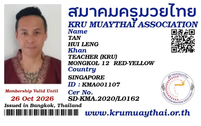 TAN HUI LENG KMA card