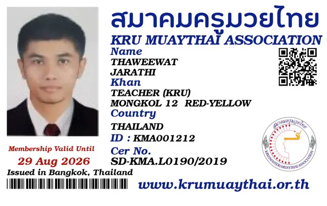 THAWEEWAT JARATHI KMA card