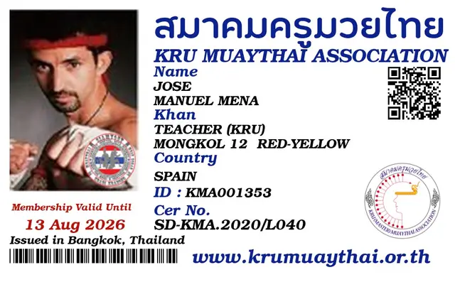 JOSE MANUEL MENA KMA card