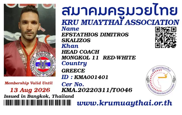 EFSTATHIOS DIMITROS SKALIZOS KMA card
