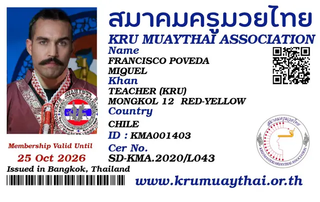 FRANCISCO POVEDA MIQUEL KMA card