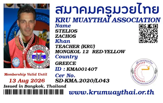 STELIOS ZACHOS KMA card