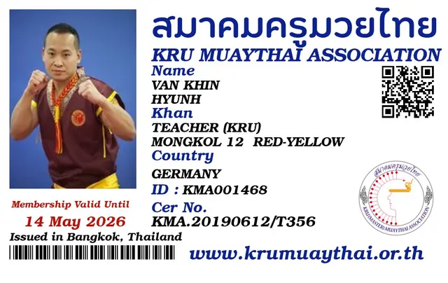 VAN KHIN HYUNH KMA card
