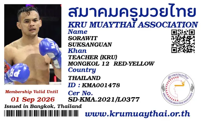SORAWIT SUKSANGUAN KMA card