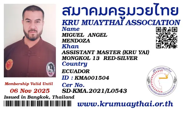 MIGUEL  ANGEL MENDOZA KMA card