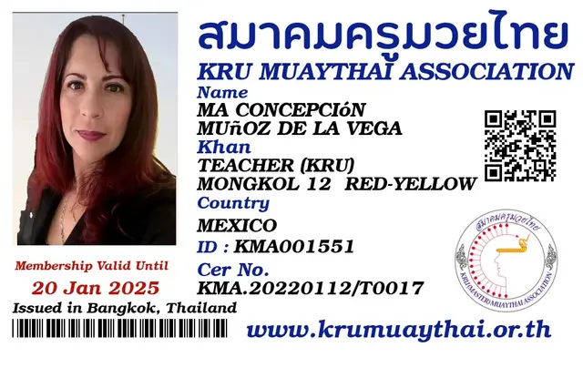 MA CONCEPCIóN MUñOZ DE LA VEGA KMA card