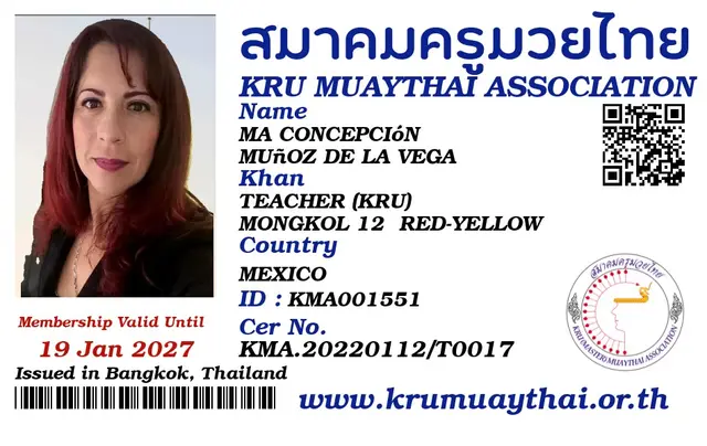 MA CONCEPCIóN MUñOZ DE LA VEGA KMA card
