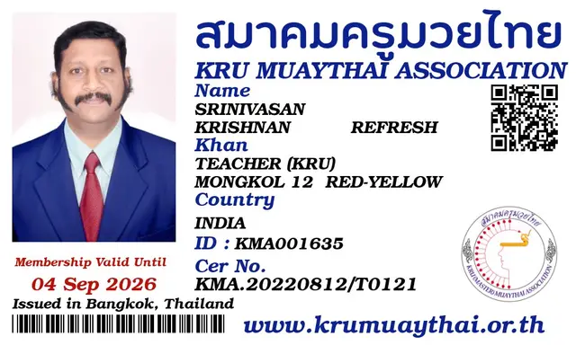 SRINIVASAN KRISHNAN KMA card