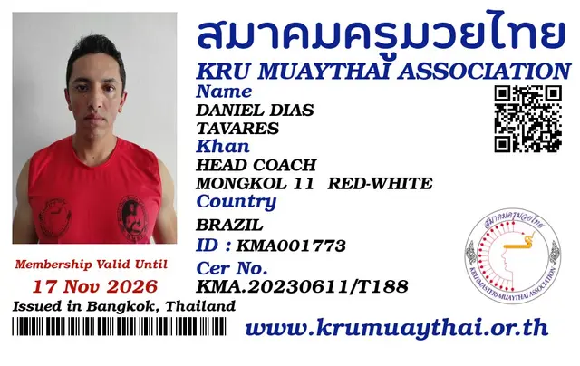 DANIEL DIAS TAVARES KMA card