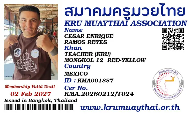 CESAR ENRIQUE RAMOS REYES KMA card