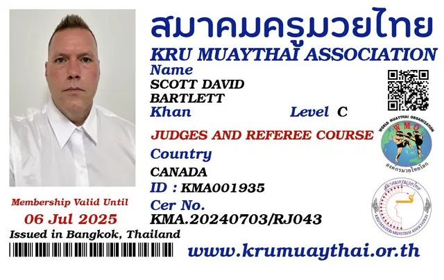 SCOTT DAVID BARTLETT KMA card