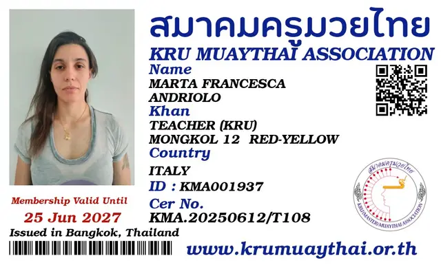 MARTA FRANCESCA ANDRIOLO KMA card