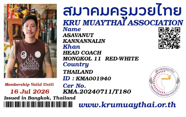 ASAVANUT KANNANNALIN KMA card