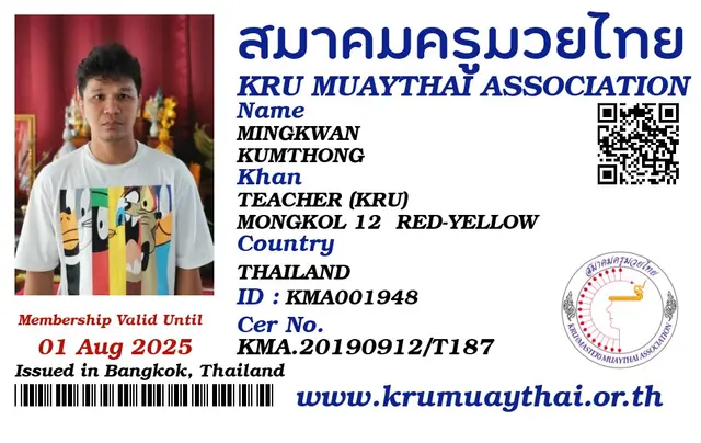 MINGKWAN KUMTHONG KMA card