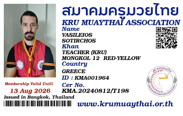 VASILEIOS SOTIRCHOS KMA card