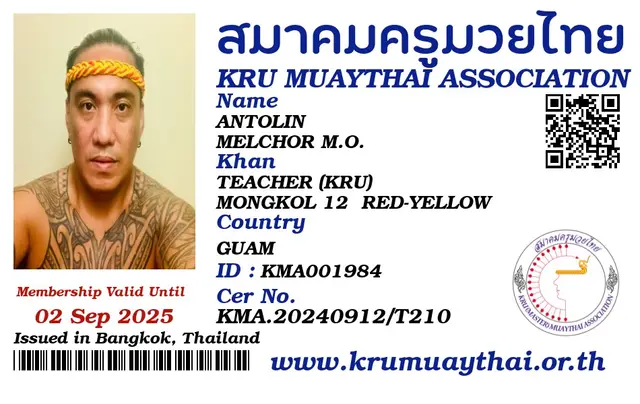 ANTOLIN MELCHOR M.O. KMA card