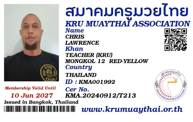 CHRIS LAWRENCE KMA card