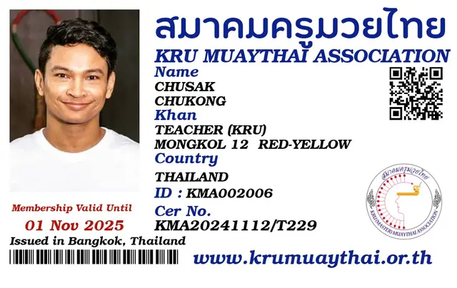 Chusak Chukong KMA card