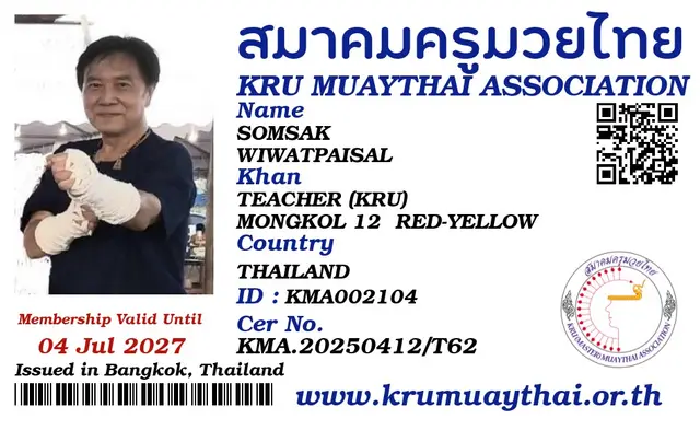 SOMSAK WIWATPAISAL KMA card