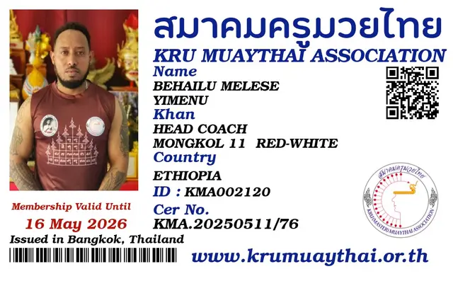 BEHAILU MELESE YIMENU KMA card