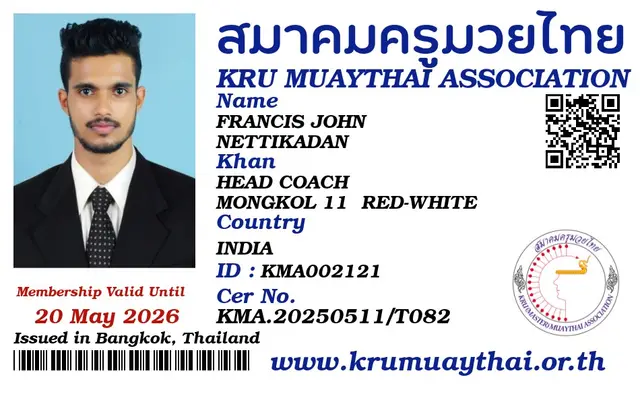 FRANCIS JOHN NETTIKADAN KMA card