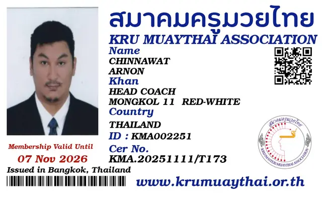 CHINNAWAT ARNON KMA card