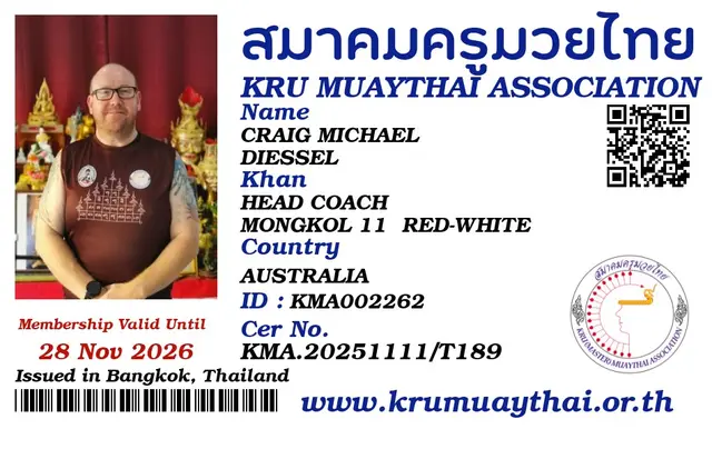CRAIG MICHAEL DIESSEL KMA card