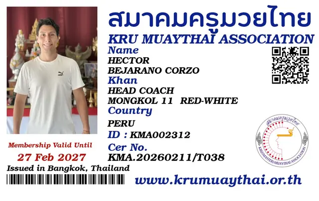 HECTOR BEJARANO CORZO KMA card