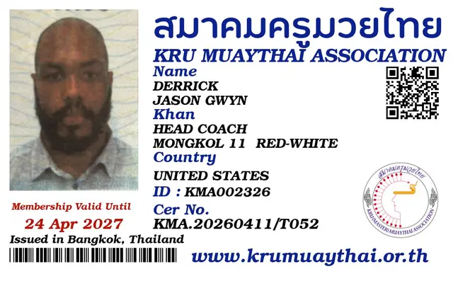 DERRICK JASON GWYN KMA card