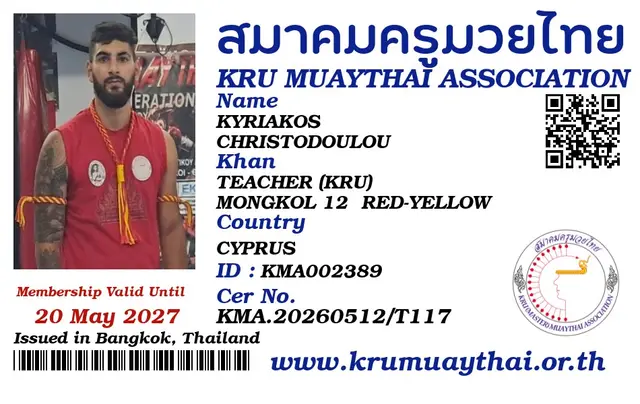 KYRIAKOS CHRISTODOULOU KMA card